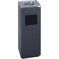 Safco® Square Ash And Trash Receptacle - 9696BL
