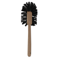 Commercial-Grade Toilet Bowl Brush 17" Handle, Brown