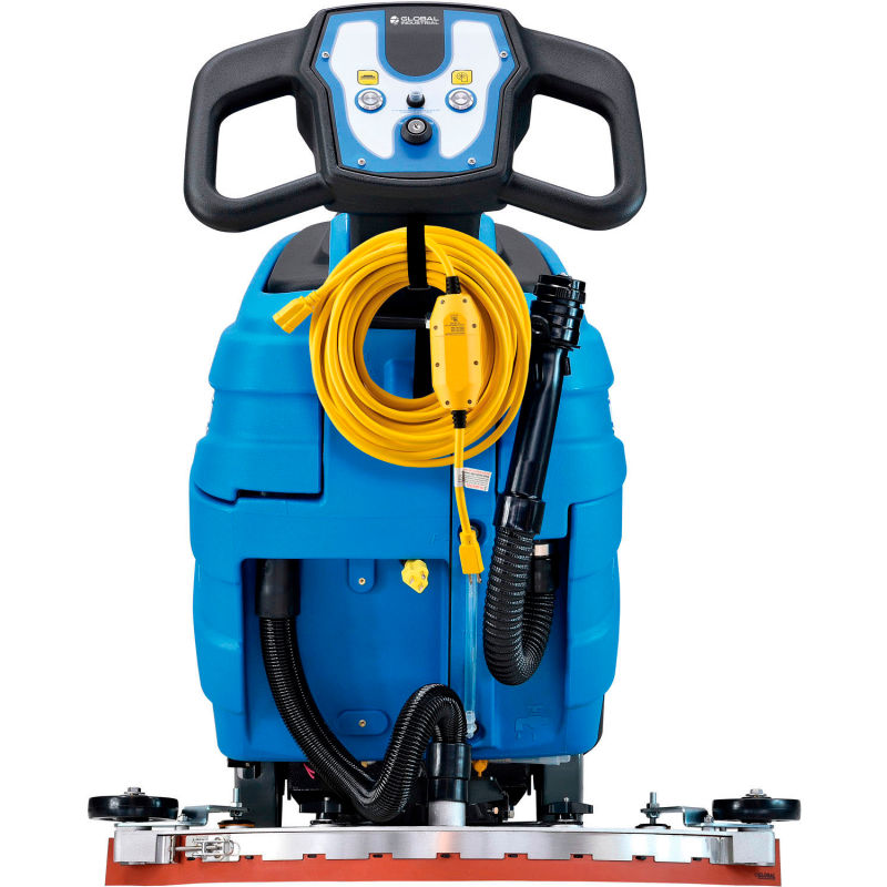 Electric Walk-Behind Corded Auto Floor Scrubber, 17" Cleaning Path