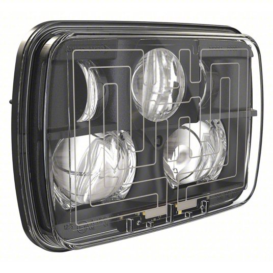 J.W. SPEAKER Headlight: Headlight, LED, Heated, High Beam/Low Beam, Recessed Mount, H4 Connector