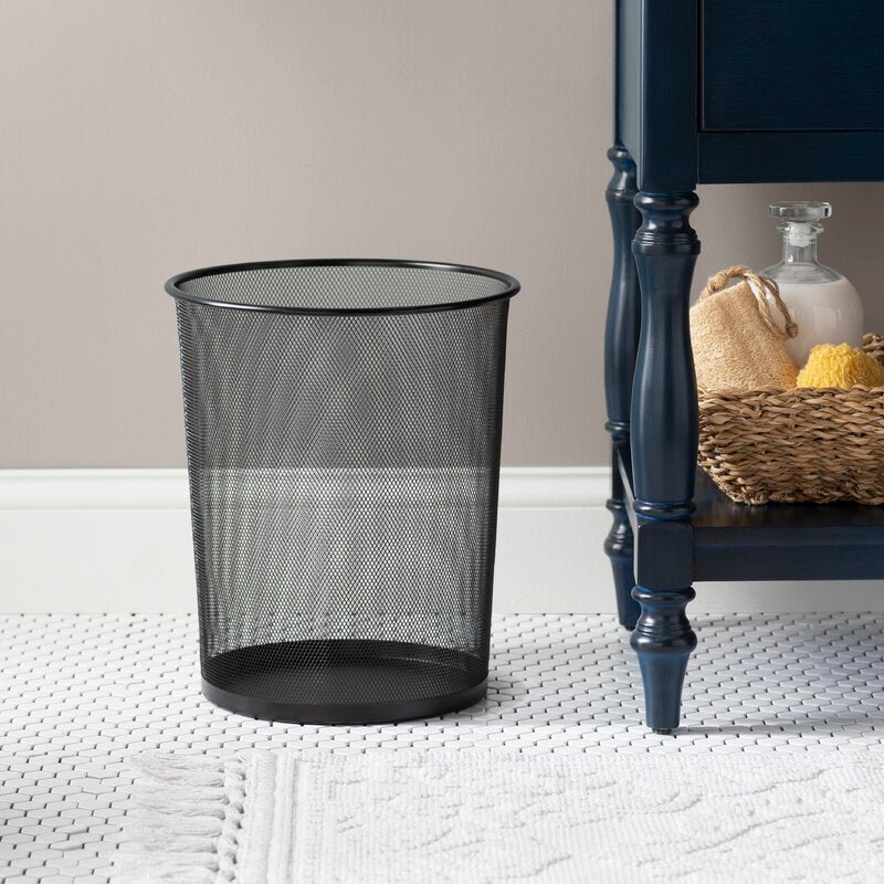 Mesh Metal 4 Gallon Waste Basket