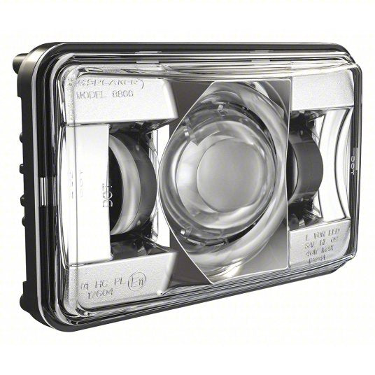 J.W. SPEAKER Headlight: Headlight, LED, Non-Heated, High Beam, Recessed Mount, H4 Connector