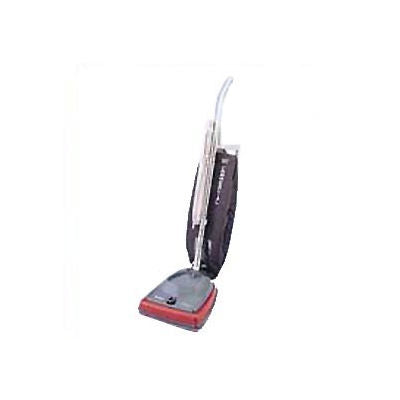 Sanitaire® 12" Commercial Bag-Style Upright Vacuum W/ Micron Filter®, Gray/Red - EUKSC679J