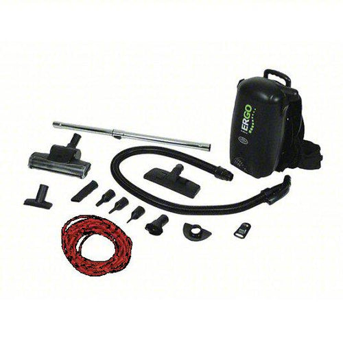 ATRIX Backpack Vacuum: 106 cfm Vacuum Air Flow, 10 lb Wt, 68 dB Sound Level, 50 ft Power Cord Lg