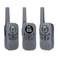 Onn. 23 mile Walkie Talkie 3 pack with Two Way Radios, LED Light, 22 FRS Channel Options