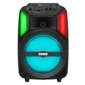 Okko Megabass V3 Jobsite Portable Bluetooth Speaker and Karaoke System with LED Lights