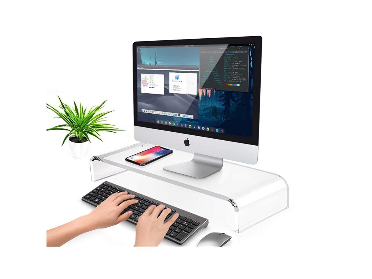 AboveTEK Premium Acrylic Monitor Stand,
