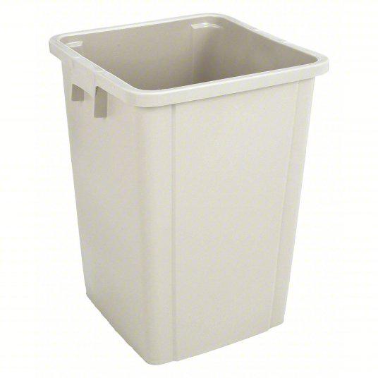 19 gal. Square Gray Trash Can