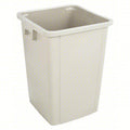 19 gal. Square Gray Trash Can