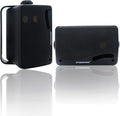 STUDIOFINIX Passive Outdoor Speakers Wired Waterproof -3.5 Inch 3 Way 200W Surface Marine & Wall Mount Speakers