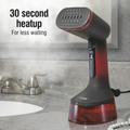 CHI LAVA Ceramic Plate Garment Steamer, Fabric Brush, 2 Steam Modes, 1600 Watts, 10ft Cord