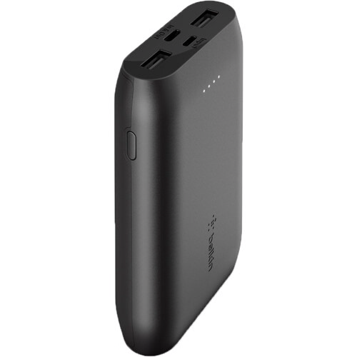 Belkin Boost Charge Multi-Port Power Bank (10,000mAh, Black)