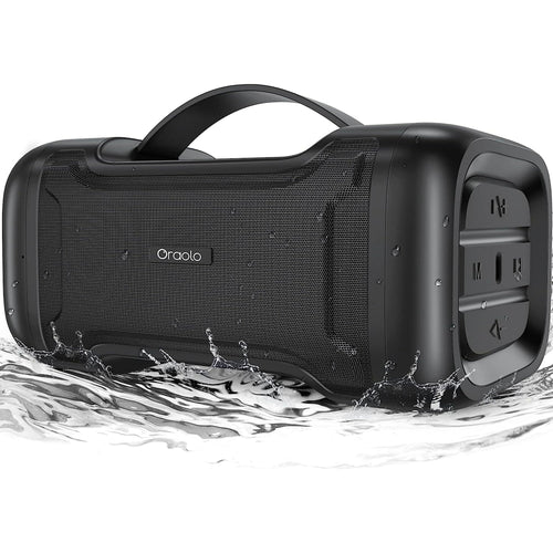 Bluetooth Speaker with Deep Bass Basser Portable Speakers Wireless Stereo Sound,