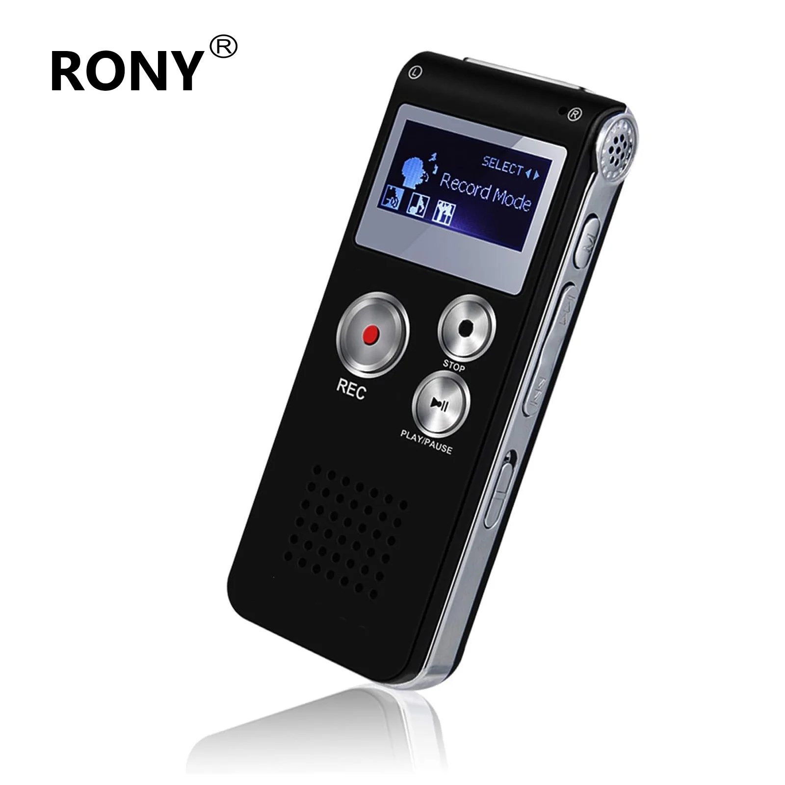 RONY 32GB Digital Voice Recorder MP3 Player for Lectures