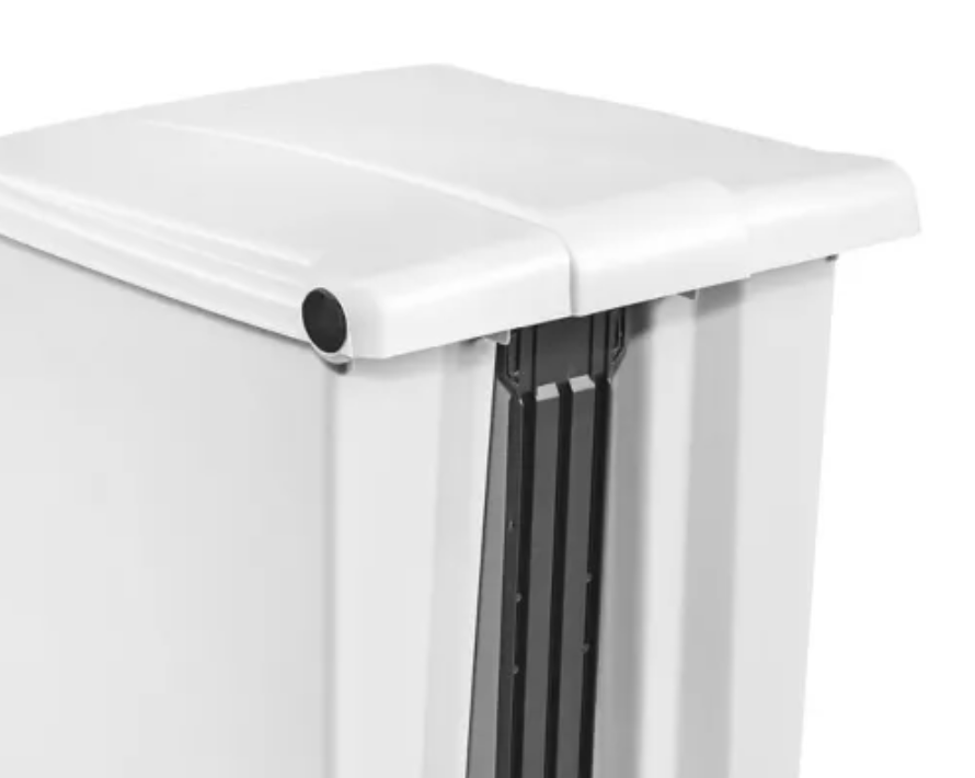 Rubbermaid® Step-On Trash Can - 12 Gallon, White