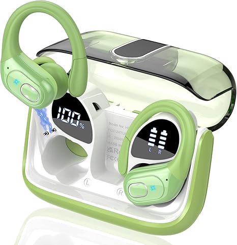 Wireless Earbuds 75hrs Bluetooth 5.4 Headphone Sport, 2025 Bluetooth Earbuds