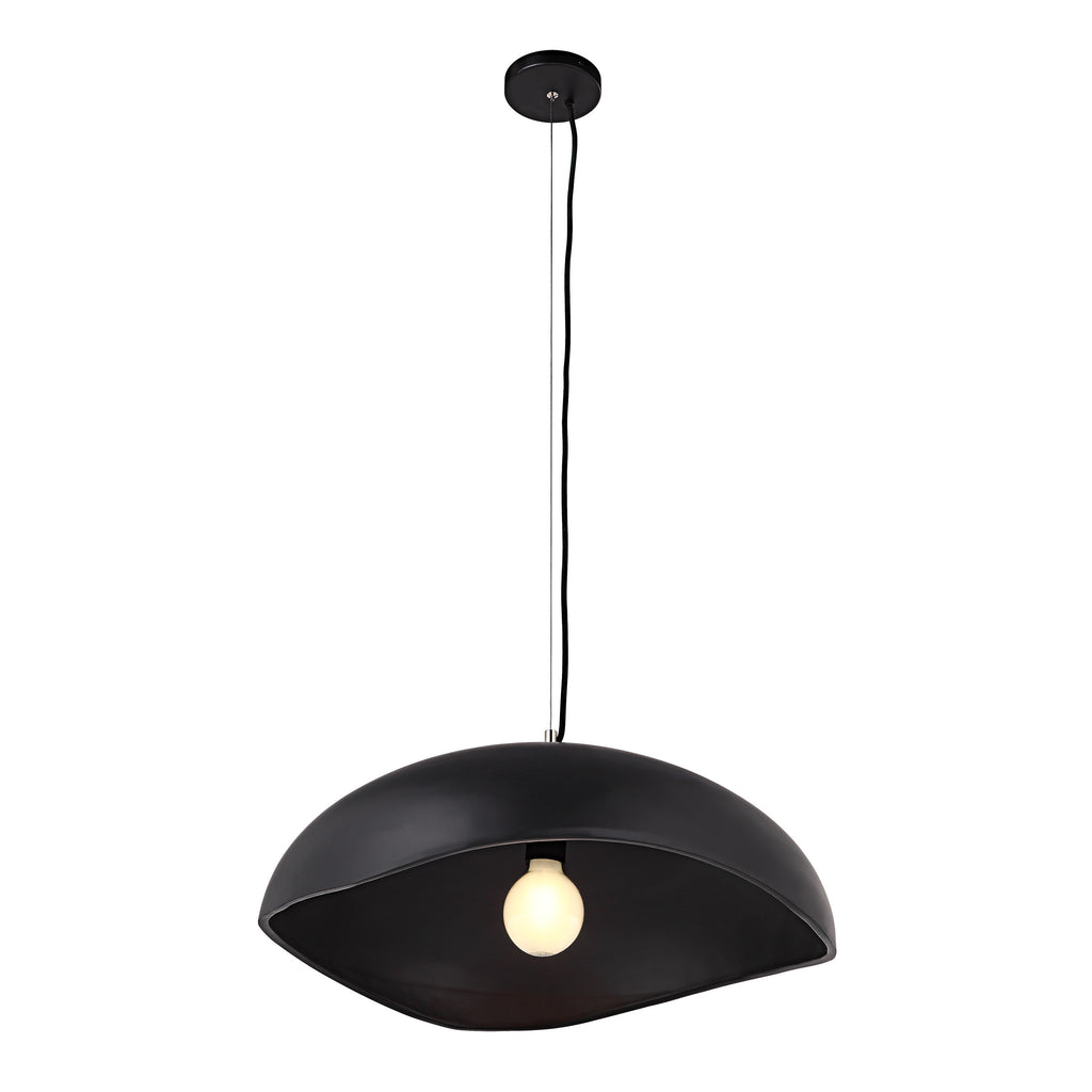 Renwil Filomena 22" Wide 1-Light Chandelier - Matte Black