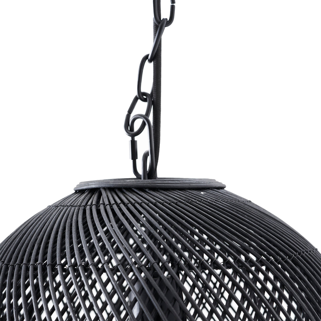 Renwil Romika 12.5" Wide 1-Light Chandelier - Matte Black