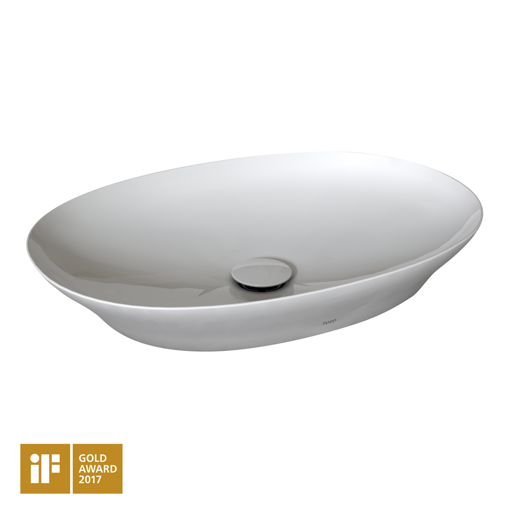 TOTO Kiwami Oval 24" Vessel Bathroom Sink with Cefiontect