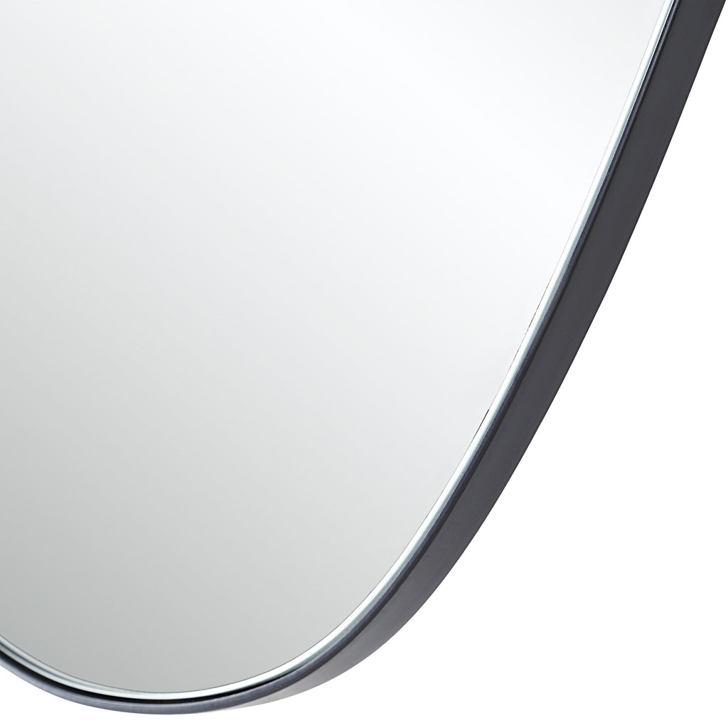 Renwil Gela 36" H x 23" W Wall Mirror - Black