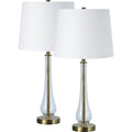 Everren Nabi 26.5" Length Table Lamp (Set of 2) - Antique Brass