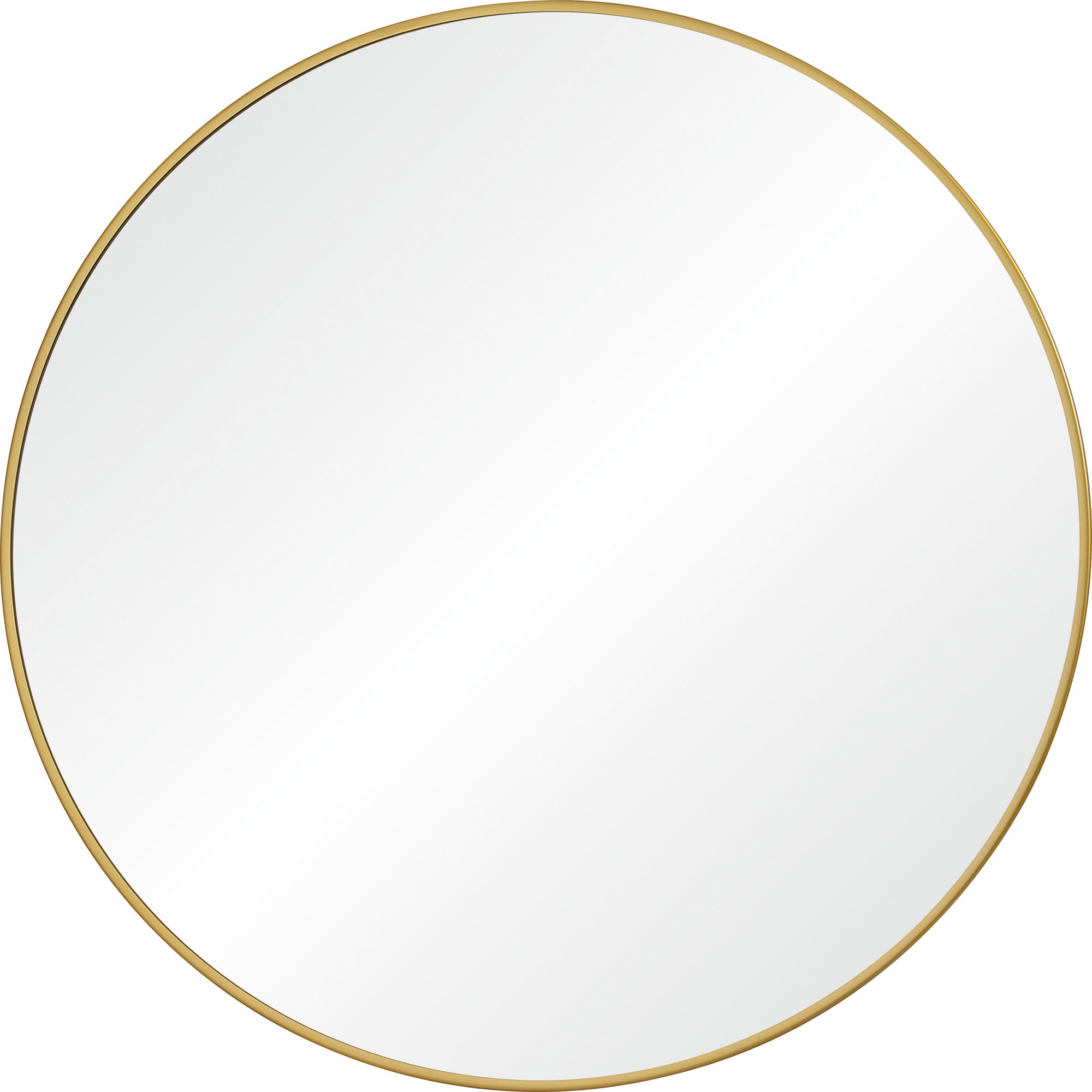 Renwil Alegre 30" Tall Round Wall Mirror - Yellow