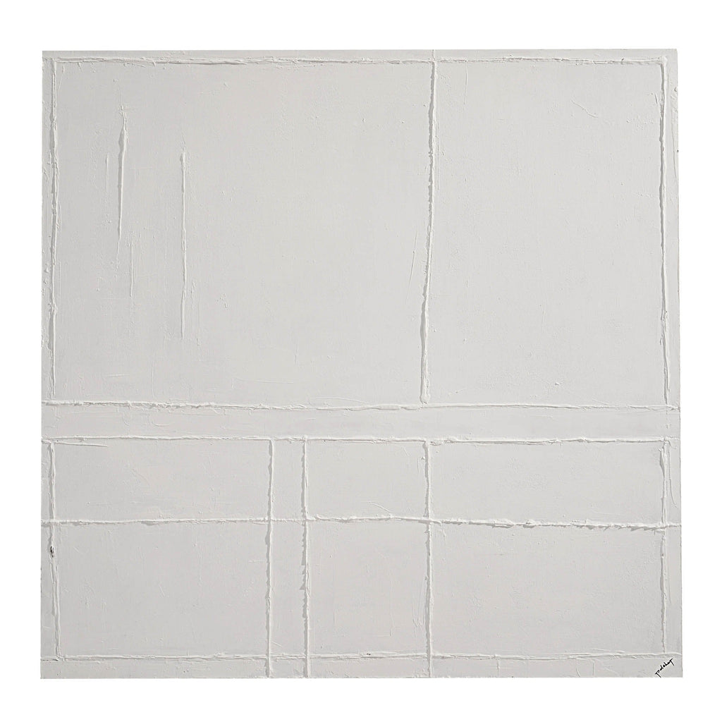 Renwil Medea 48" Wide Wall Art - Matte White