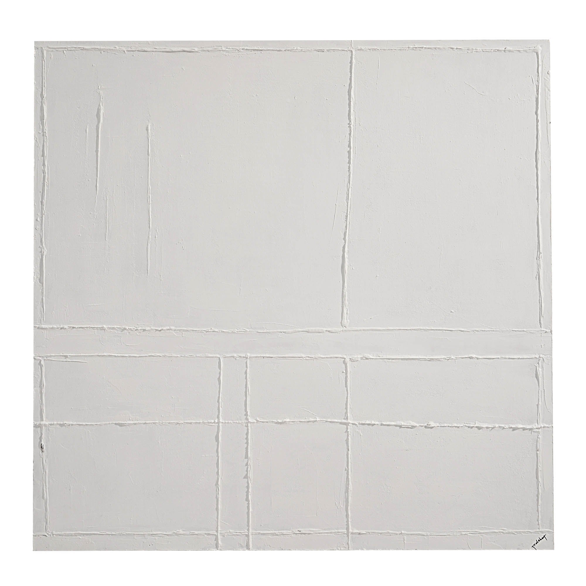 Renwil Medea 48" Wide Wall Art - Matte White