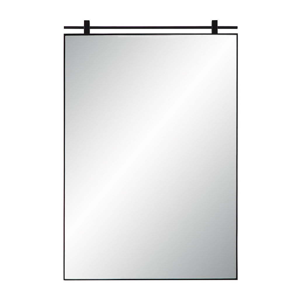Renwil Titel 36" Tall Rectangular Mirror - Matte Black