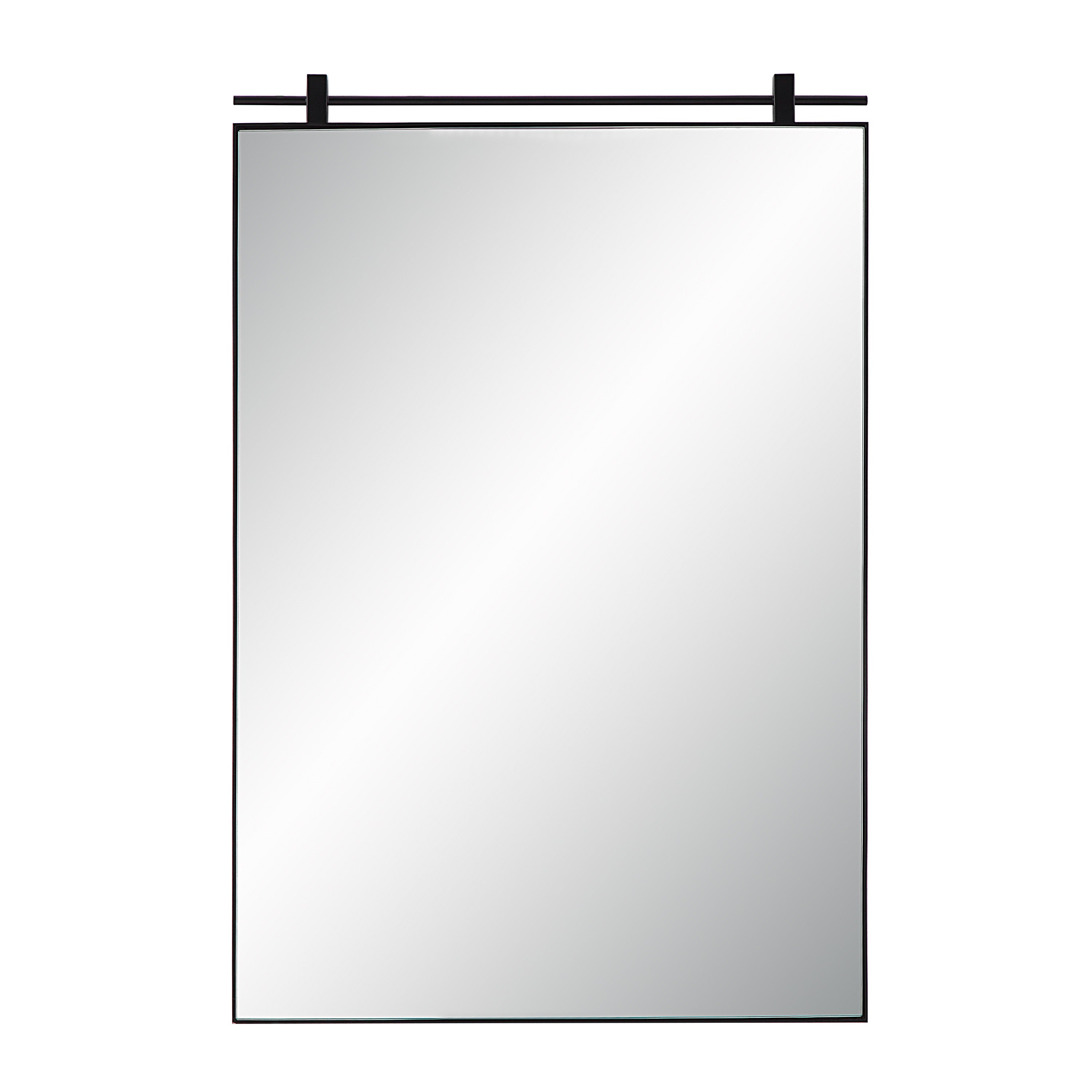 Renwil Titel 36" Tall Rectangular Mirror - Matte Black