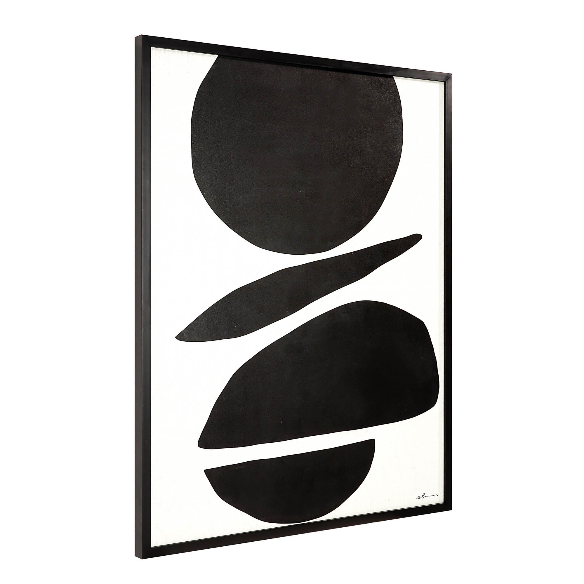 Renwil Cercola 45" Wide Wall Art - Black