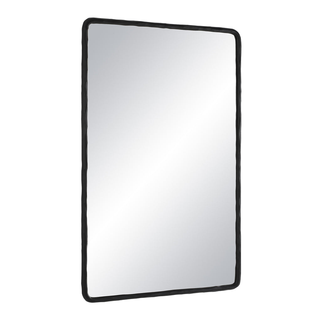 Renwil Jorah 36" Tall Rectangle Wall Mirror - Black