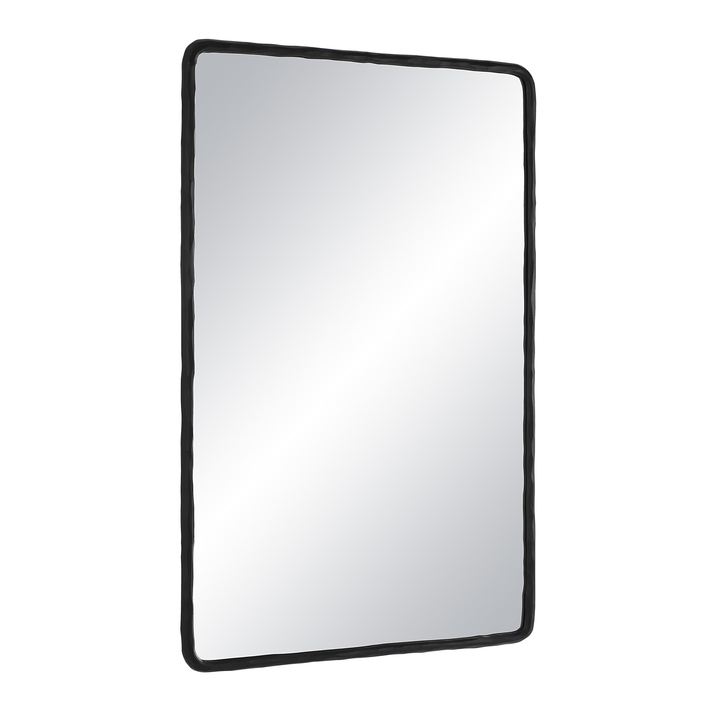 Renwil Jorah 36" Tall Rectangle Wall Mirror - Black