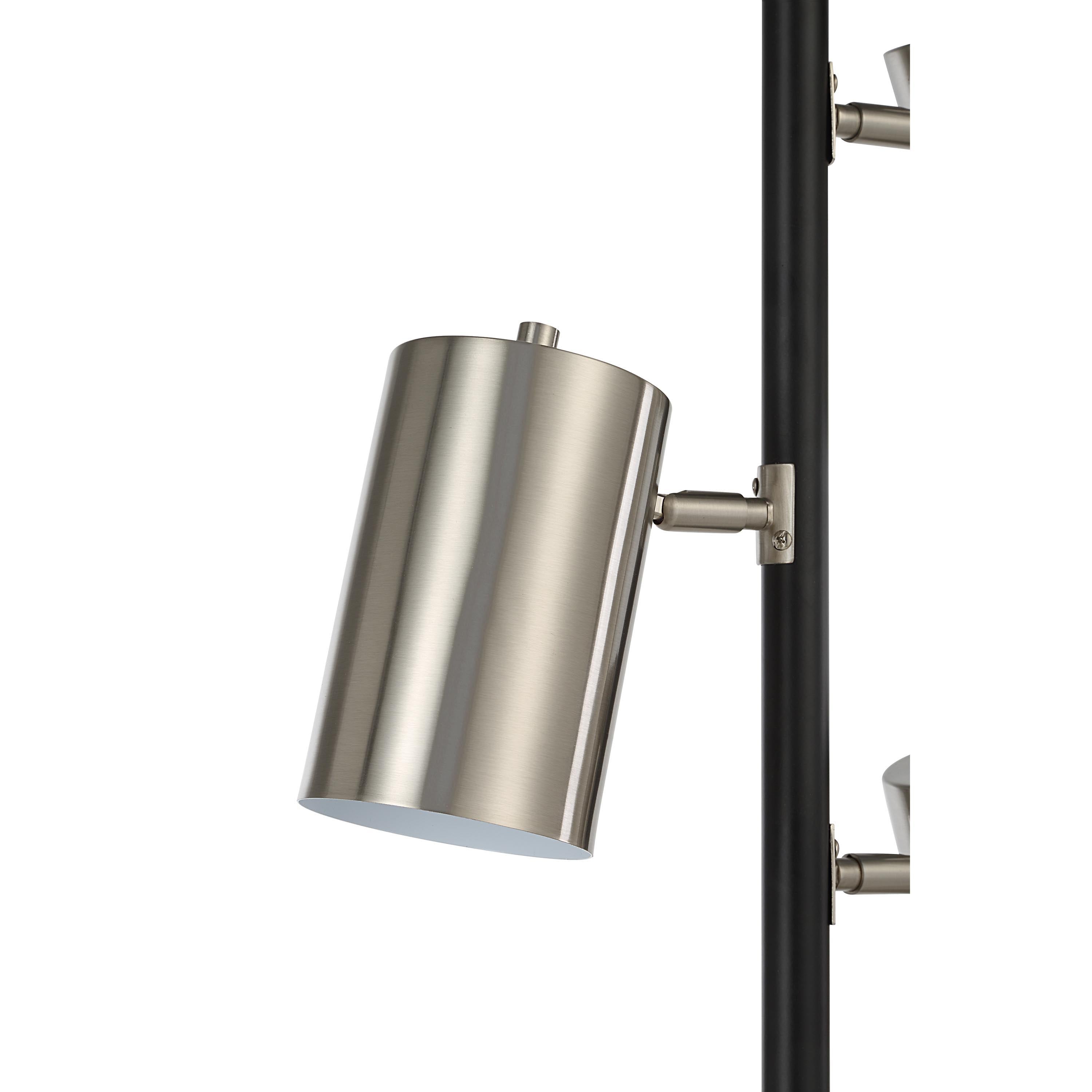 Everren Mosaic 63.5" Height Floor Lamp - Matte Black