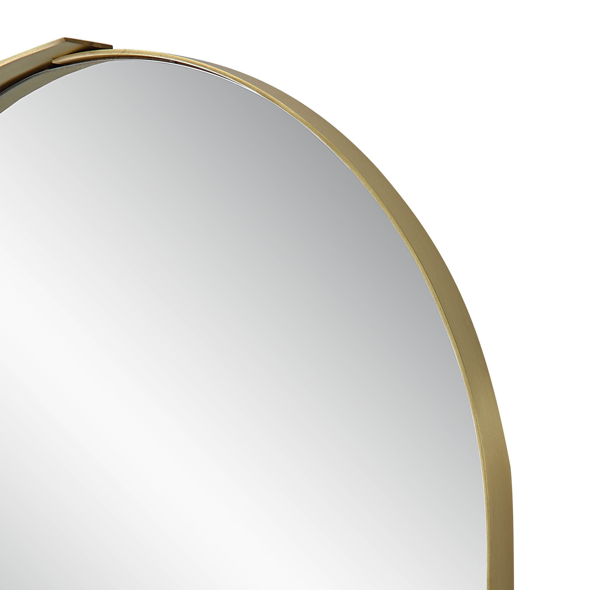 Renwil Aleah 40" Tall Oval Wall Mirror - Yellow