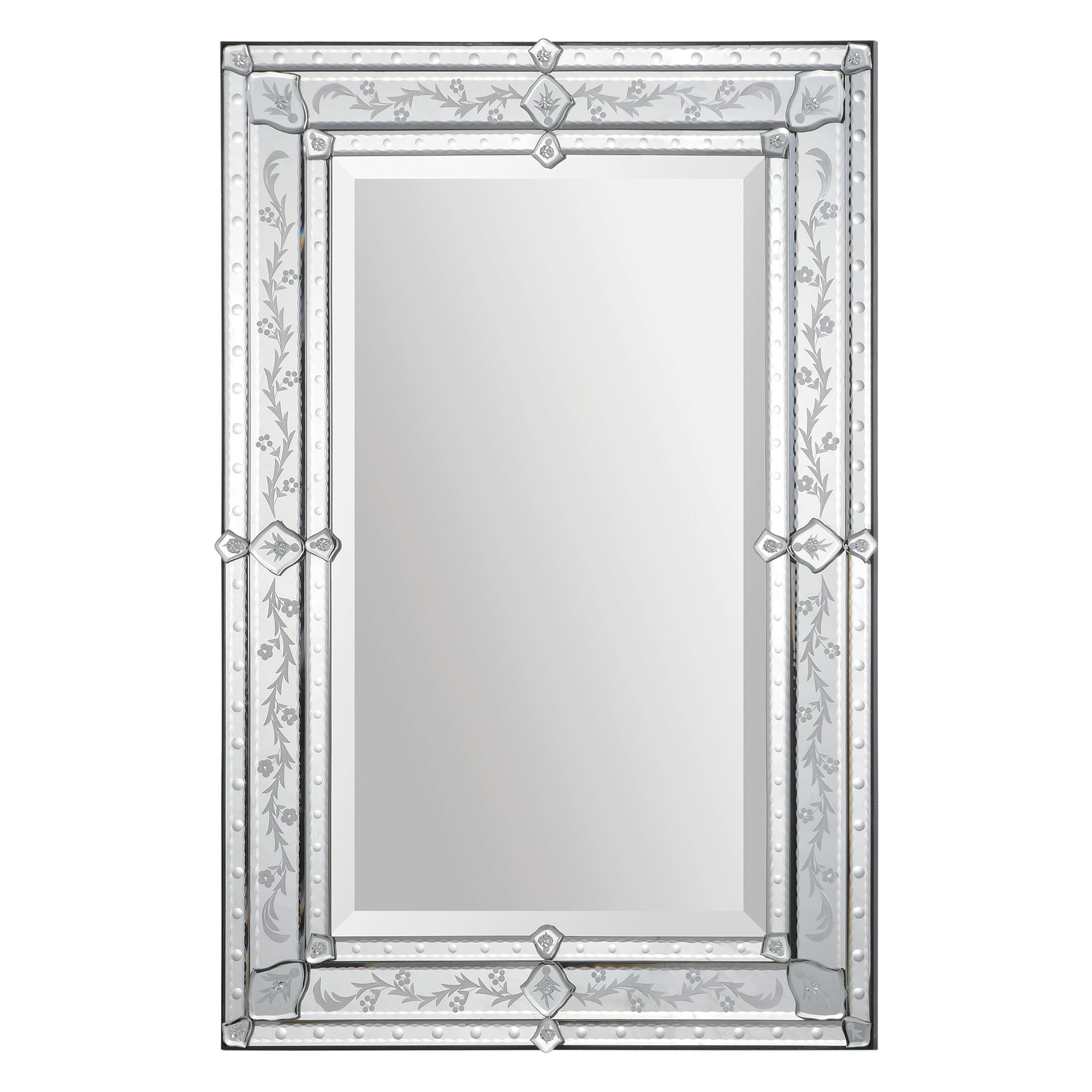 Renwil Vincenzo 36" Tall Rectangle Wall Mirror