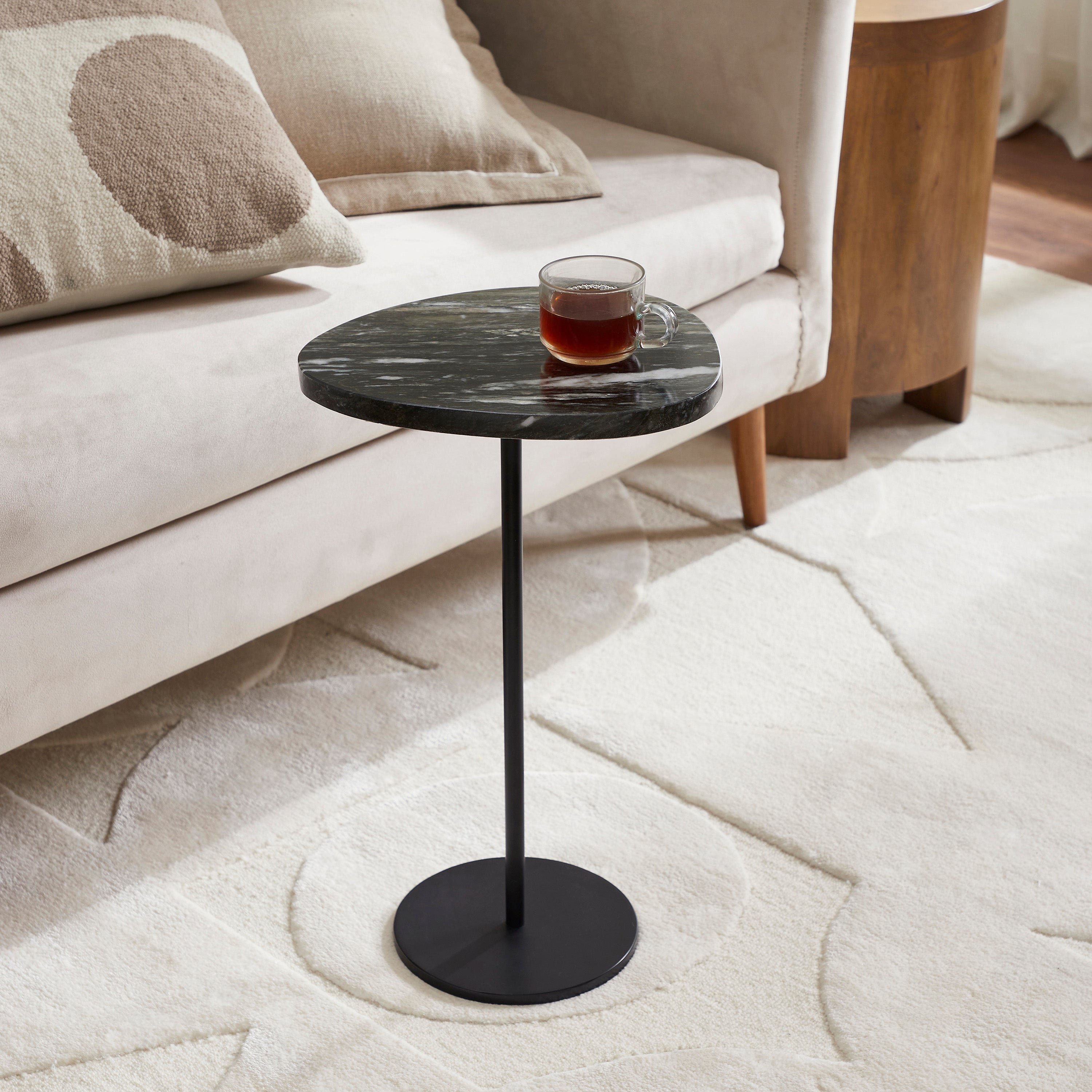 Renwil Adeline Indoor Iron Side Table - Black