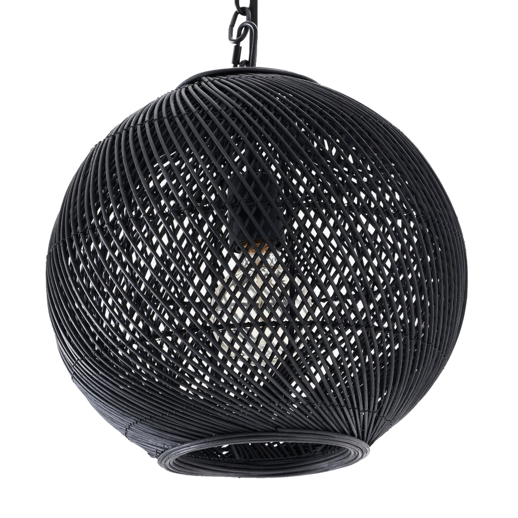 Renwil Romika 12.5" Wide 1-Light Chandelier - Matte Black