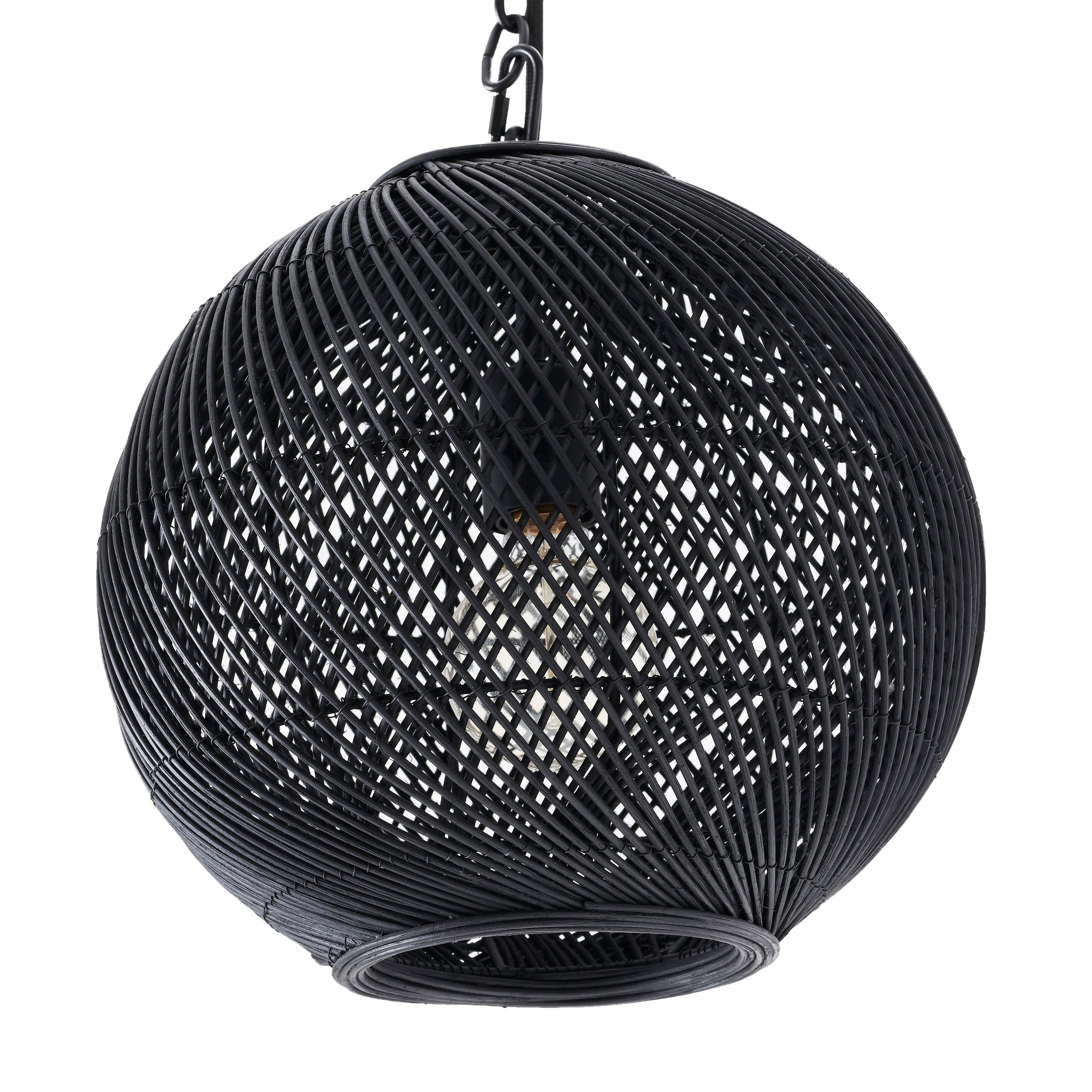 Renwil Romika 12.5" Wide 1-Light Chandelier - Matte Black