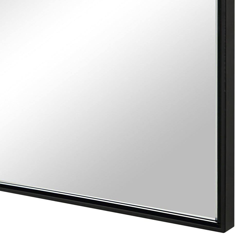 Renwil Loutro 36" H x 22" W Wall Mirror - Black