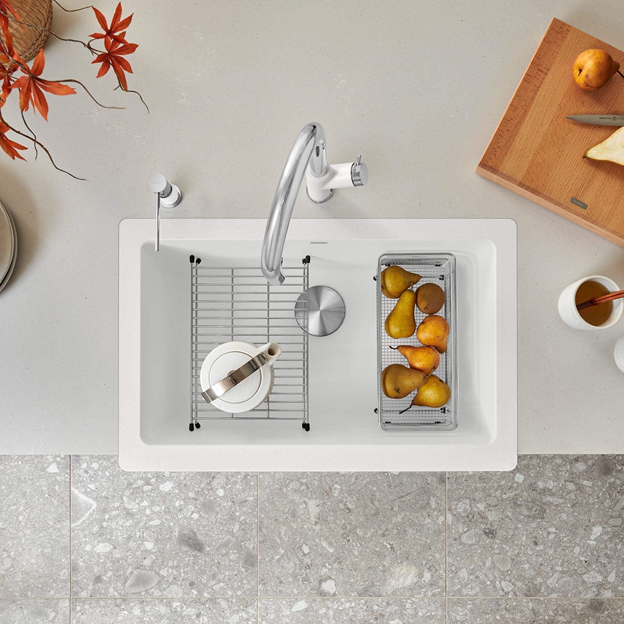 Blanco Vintera Silgranit 30" Single Bowl Apron-Front Farmhouse Sink