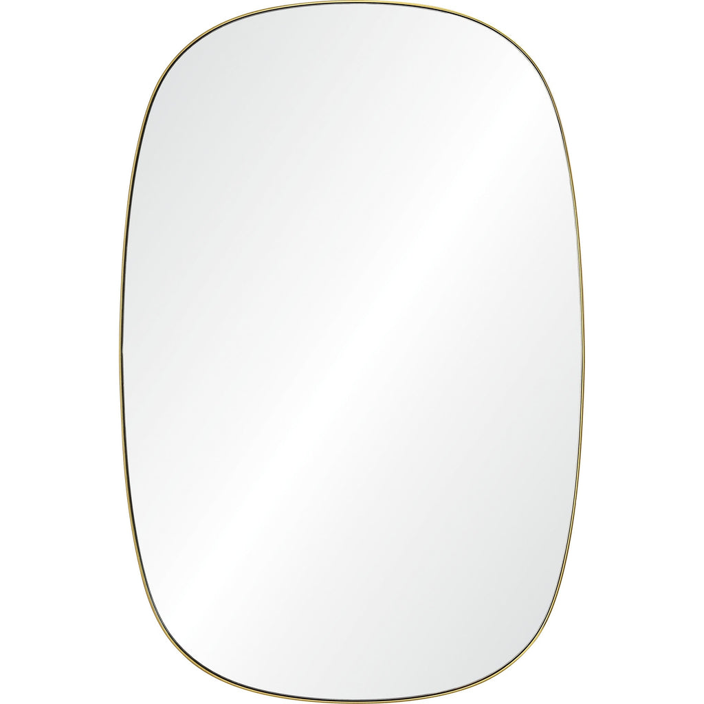 Renwil Gallegos 36" Tall Rectangle Wall Mirror - Yellow