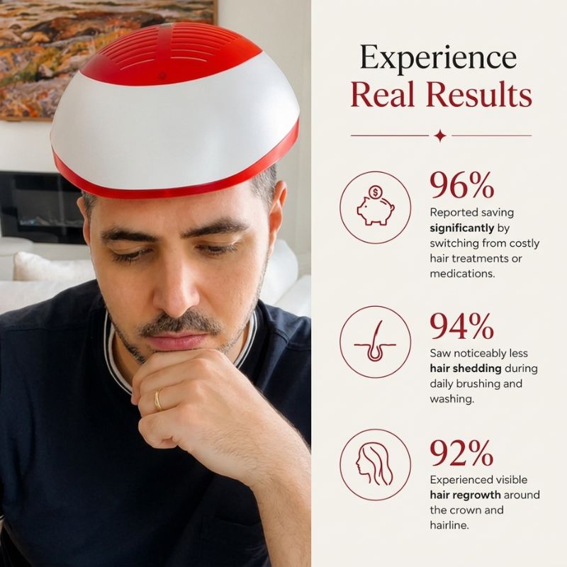 Laser Hair Growth Helmet With 176 Lasers
