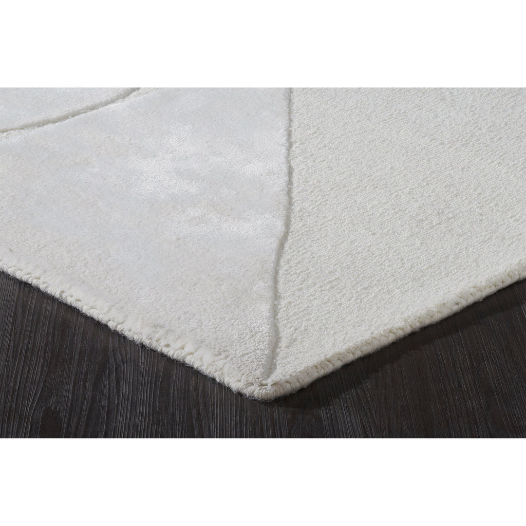 Renwil Mosaico 9'10" x 13'1" Ft Hand Tufted Indoor Rug - Ivory