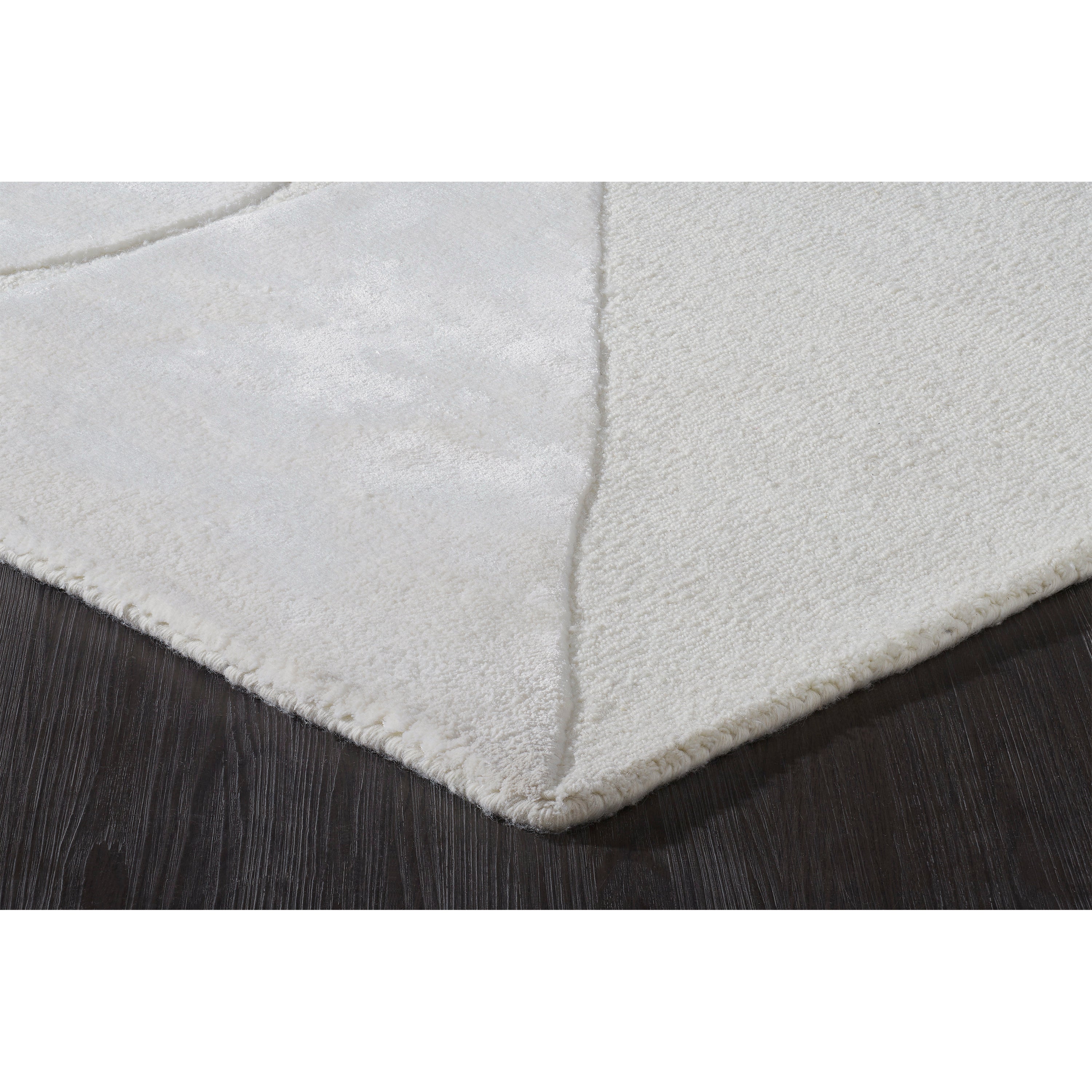 Renwil Mosaico 5'3" x 7'3" Ft Hand Tufted Indoor Rug - Ivory