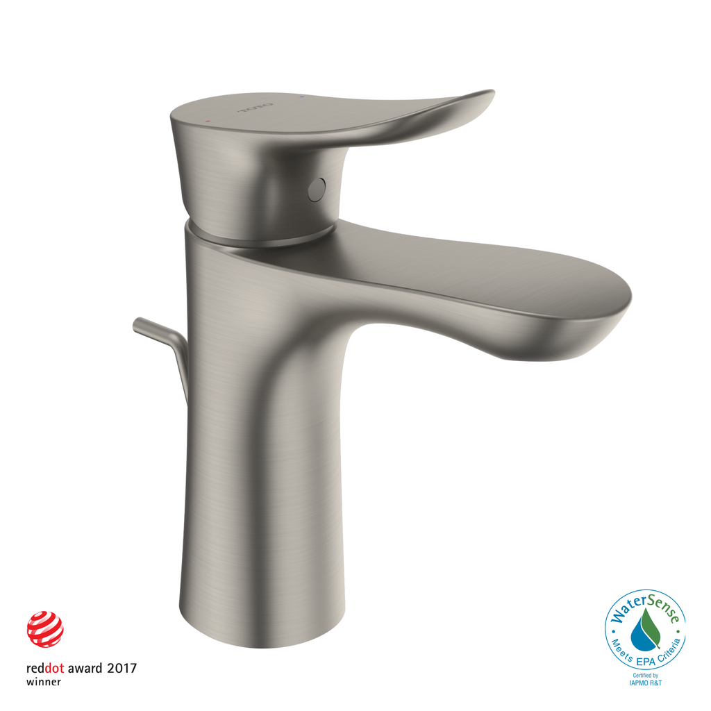 TOTO GO Series 1.2 GPM Single Handle Bathroom Sink Faucet with Comfort Glide Technology and Drain Assembly