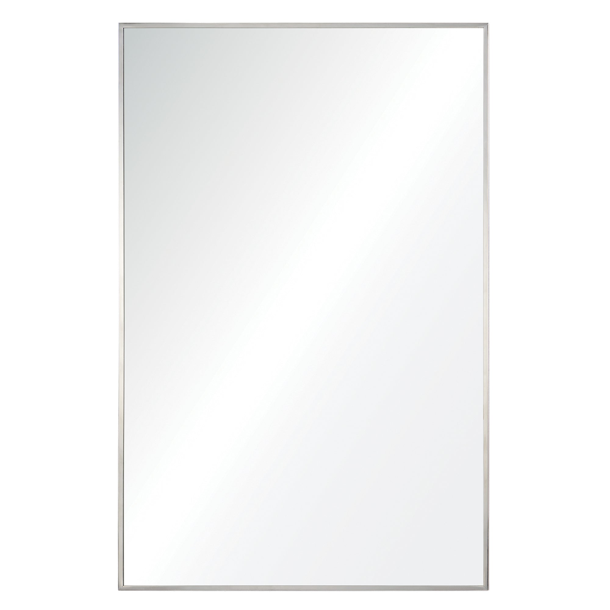 Renwil Crake 36" Tall Rectangle Wall Mirror - Grey