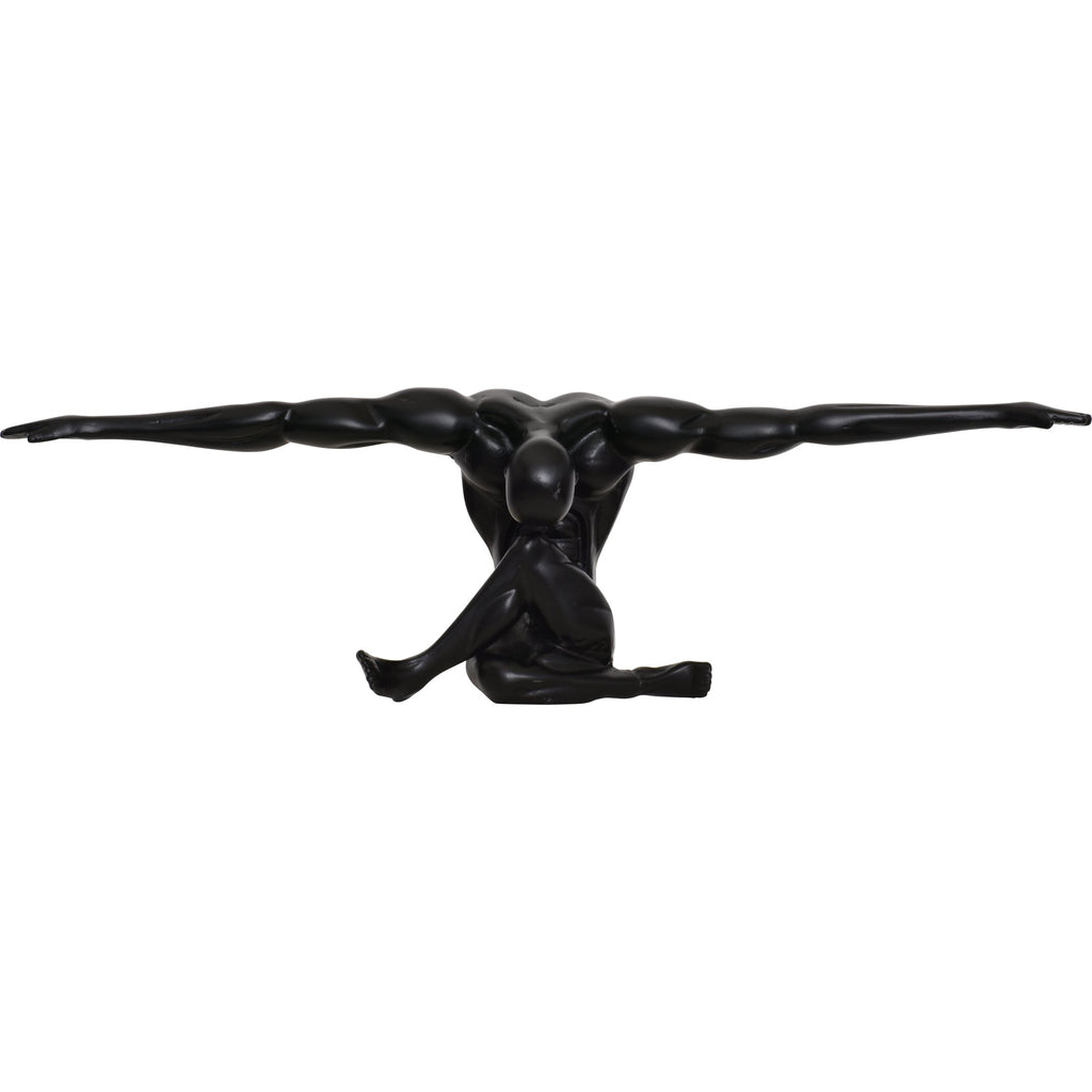 Renwil Mortal Indoor Aluminum Statue - Matte Black