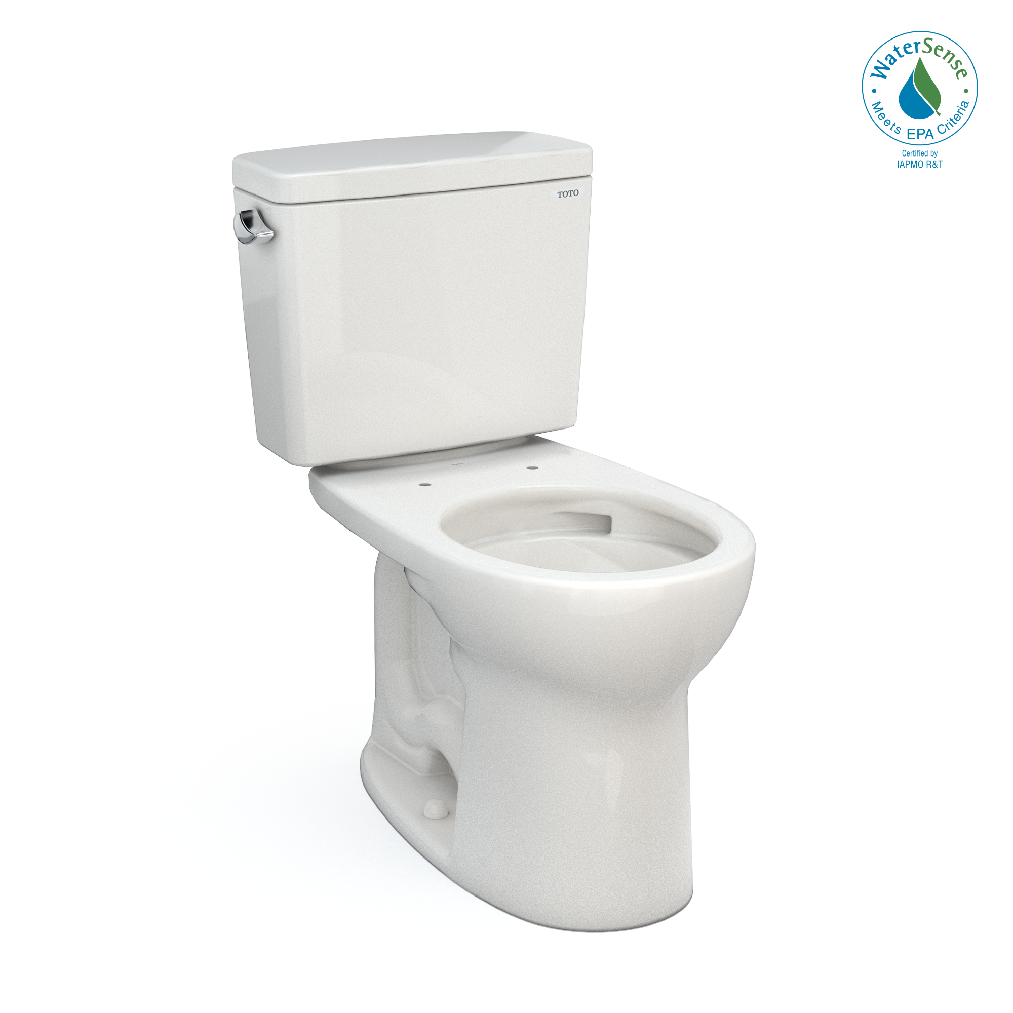 Toto Drake Two Piece Round 1.28 GPF Universal Height Toilet
