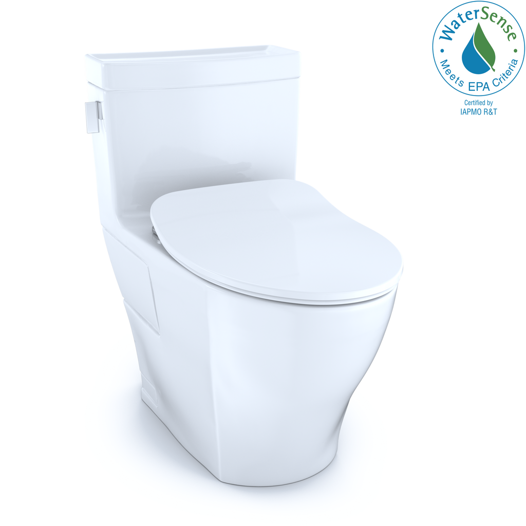 TOTO Legato One Piece Elongated 1.28 GPF Toilet with Cefiontect and Softclose Seat - Washlet+ Ready